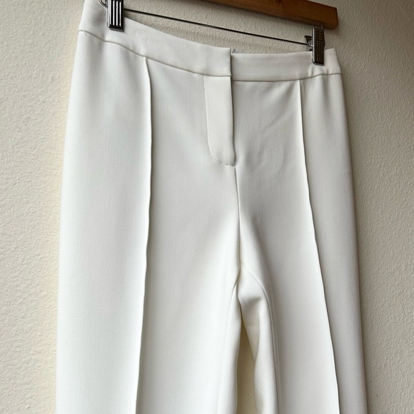 KOBI HALPERIN Deb High-waist Flared Pants In Ivory Cream White Sz 4 - Picture 3 of 12